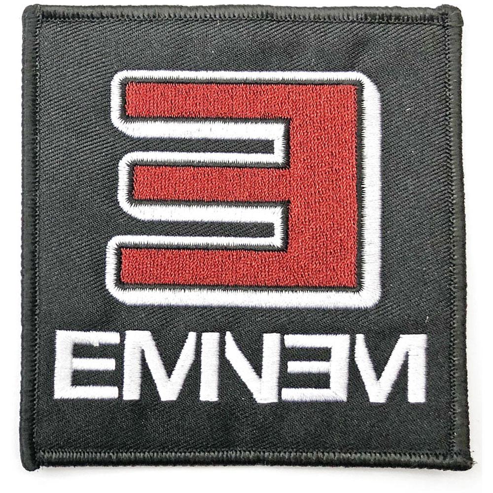 (エミネム) Eminem オフィシャル商品 リバース ロゴ ワッペン アイロン接着 パッチ 【海外通販】