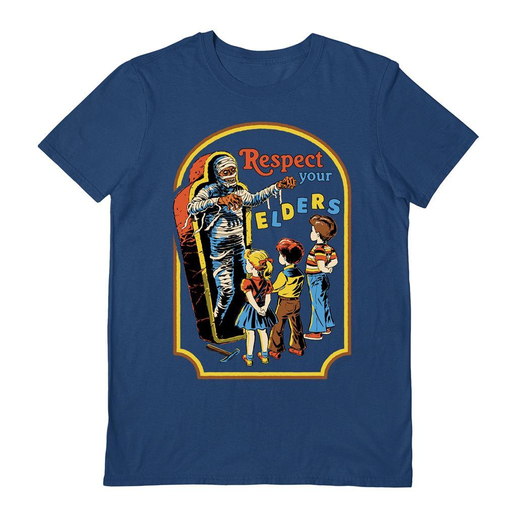 (スティーブン・ローズ) Steven Rhodes オフィシャル商品 ユニセックス Respect Your Elders Tシャツ 半袖 トップス 