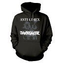 (アンチ サイメックス) Anti Cimex オフィシャル商品 ユニセックス Scandinavian Jawbreaker パーカー フード付き トレーナー 【海外通販】