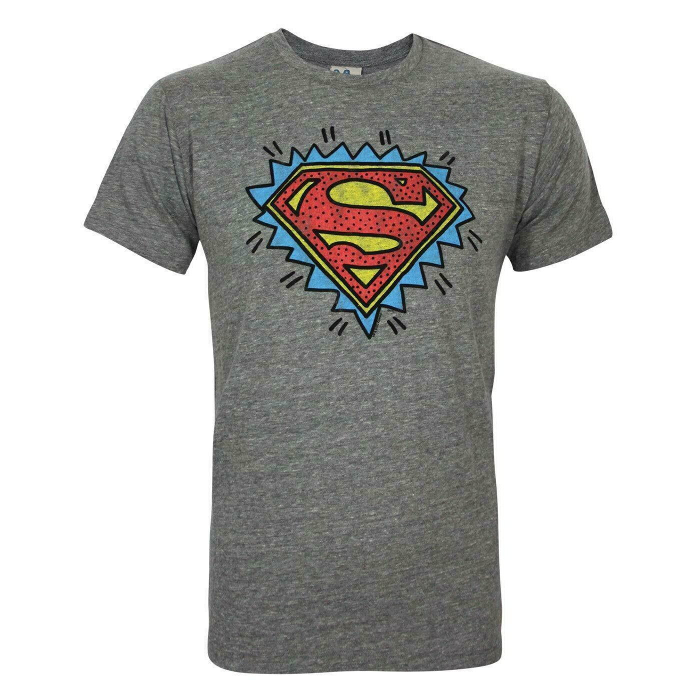 (ジャンクフード) Junk Food オフィシャル商品 メンズ Superman Tシャツ ロゴ 半袖 トップス 【海外通販】