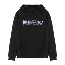 (ウェンズデー) Wednesday オフィシャル商品 レディース ロゴ パーカー フード付き トレーナー 【海外通販】