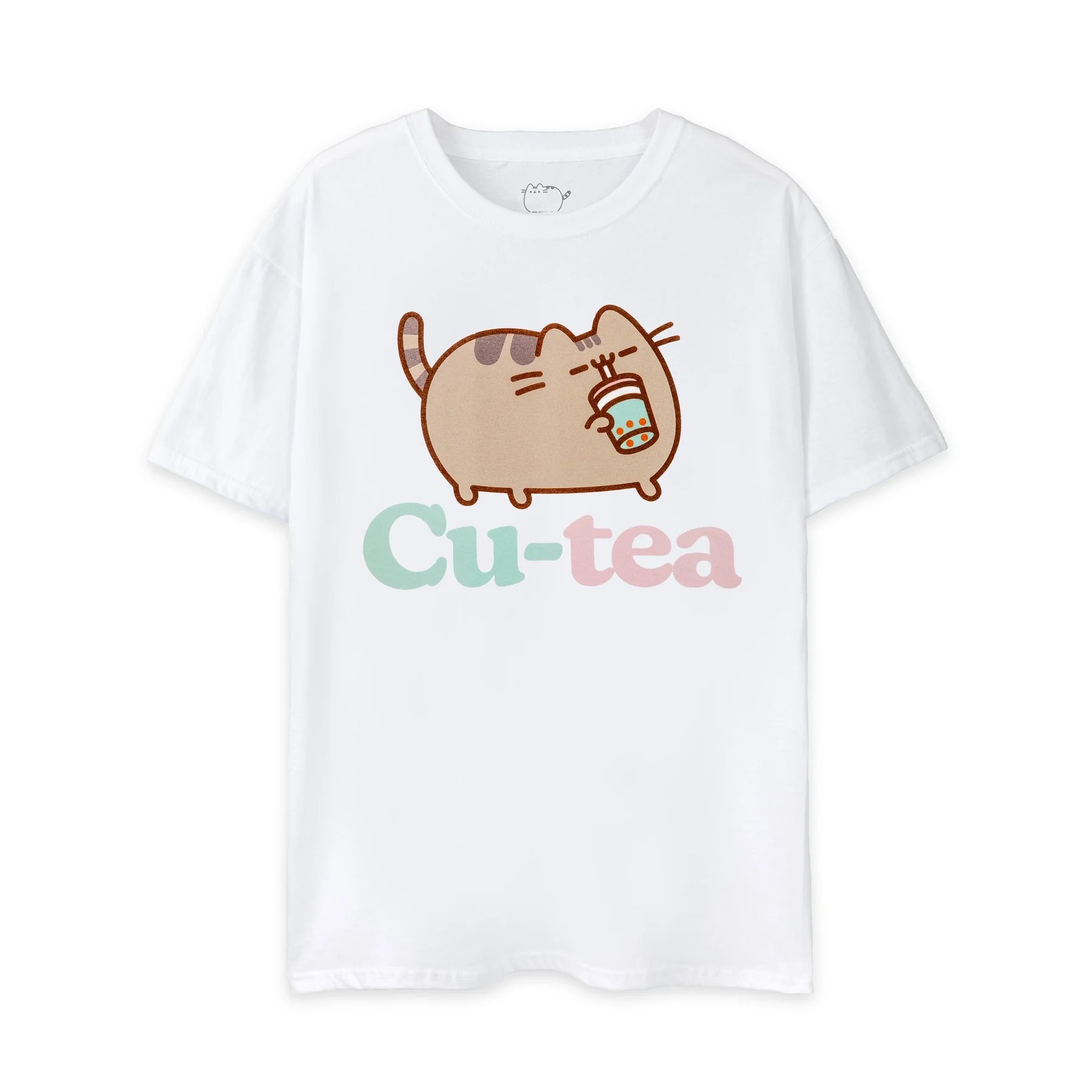 (ねこのプシーン) Pusheen オフィシャル商品 レディース Cutea Tシャツ 半袖 トップス 【海外通販】