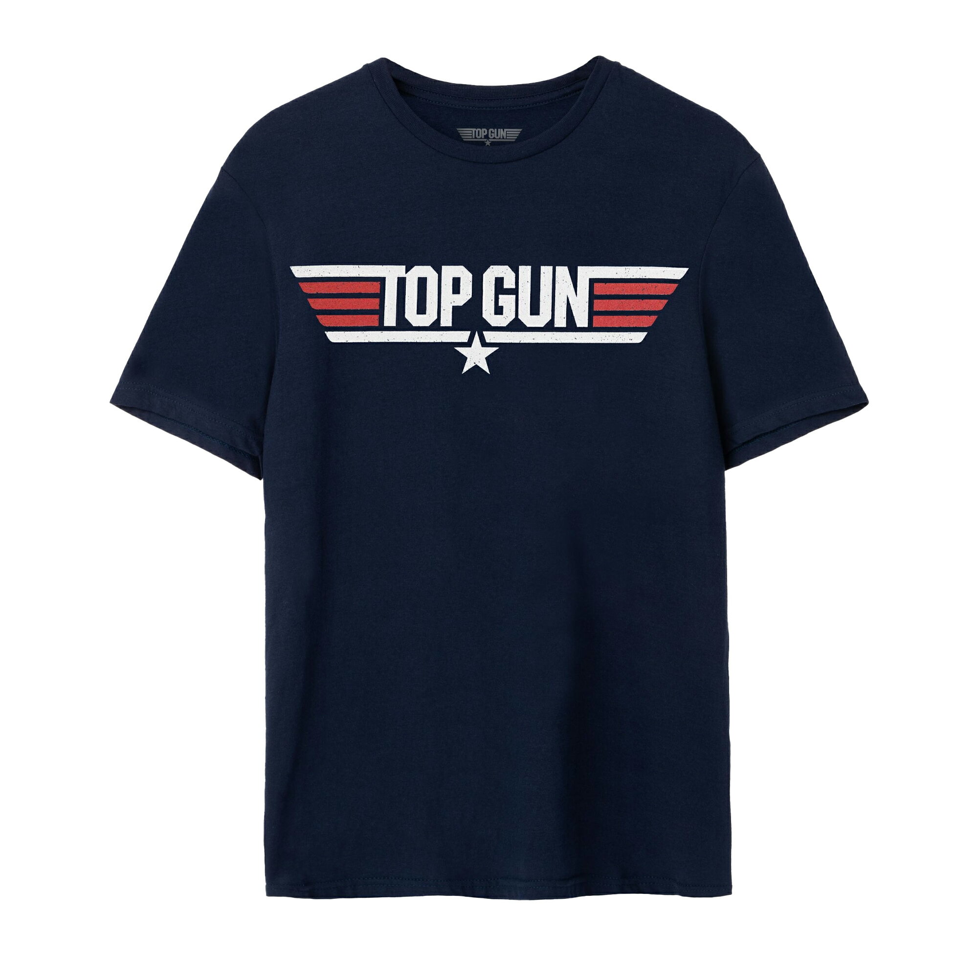 (トップガン) Top Gun オフィシャル商品 メンズ Maverick Tシャツ ロゴ バックプリント 半袖 トップス 【海外通販】