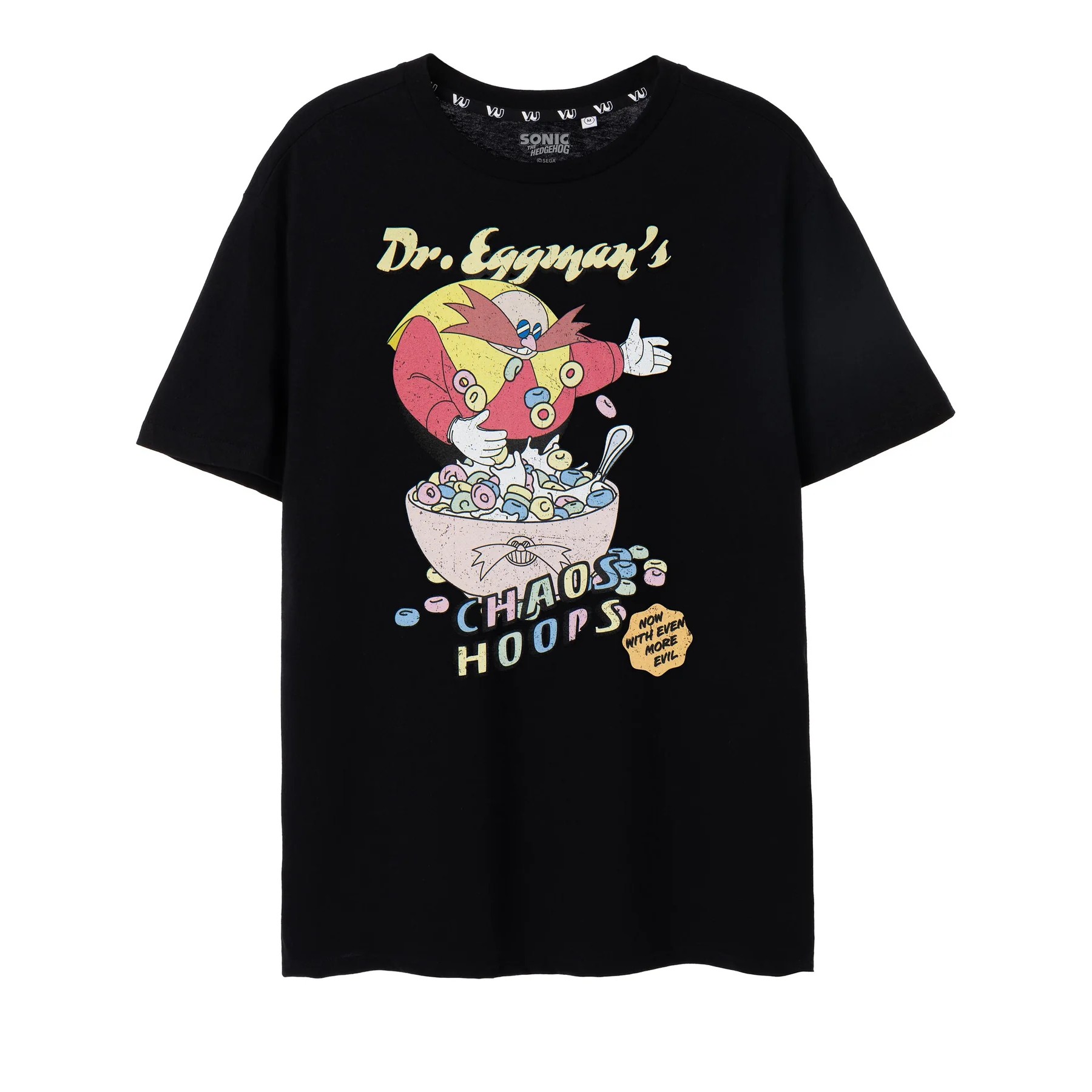 乐天商城 - (ソニック・ザ・ヘッジホッグ) Sonic The Hedgehog オフィシャル商品 メンズ Chaos Hoops Tシャツ 半袖 トップス 【海外通販】