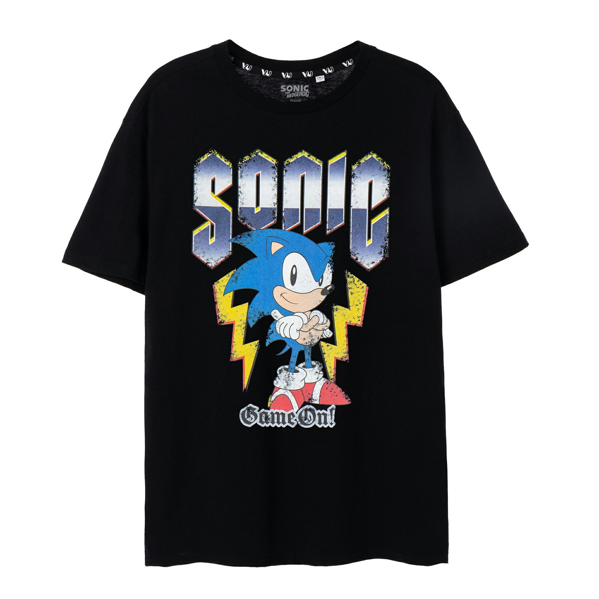 Rakuten - (ソニック・ザ・ヘッジホッグ) Sonic The Hedgehog オフィシャル商品 メンズ Game On! Tシャツ 半袖 トップス 【海外通販】