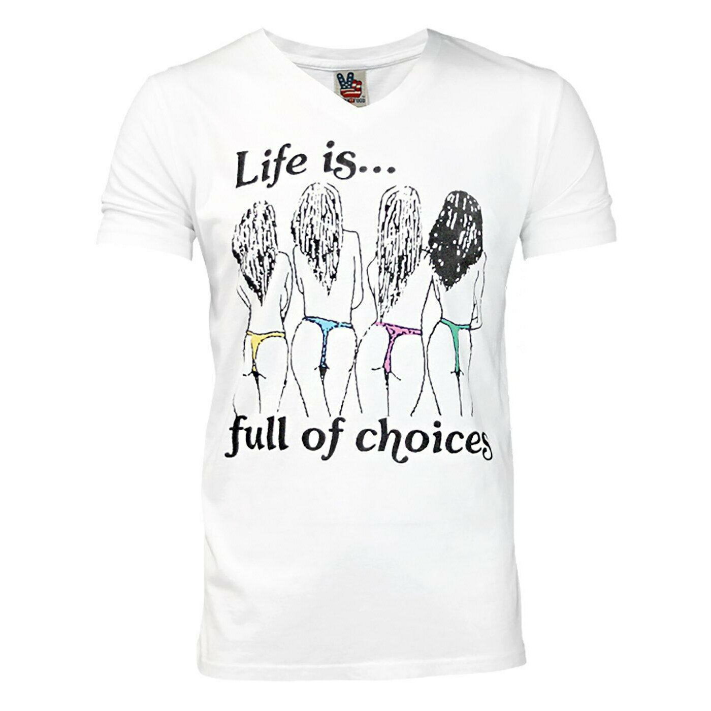 (ジャンクフード) Junk Food オフィシャル商品 メンズ Life Is Full Of Choices Tシャツ 半袖 トップス 【海外通販】