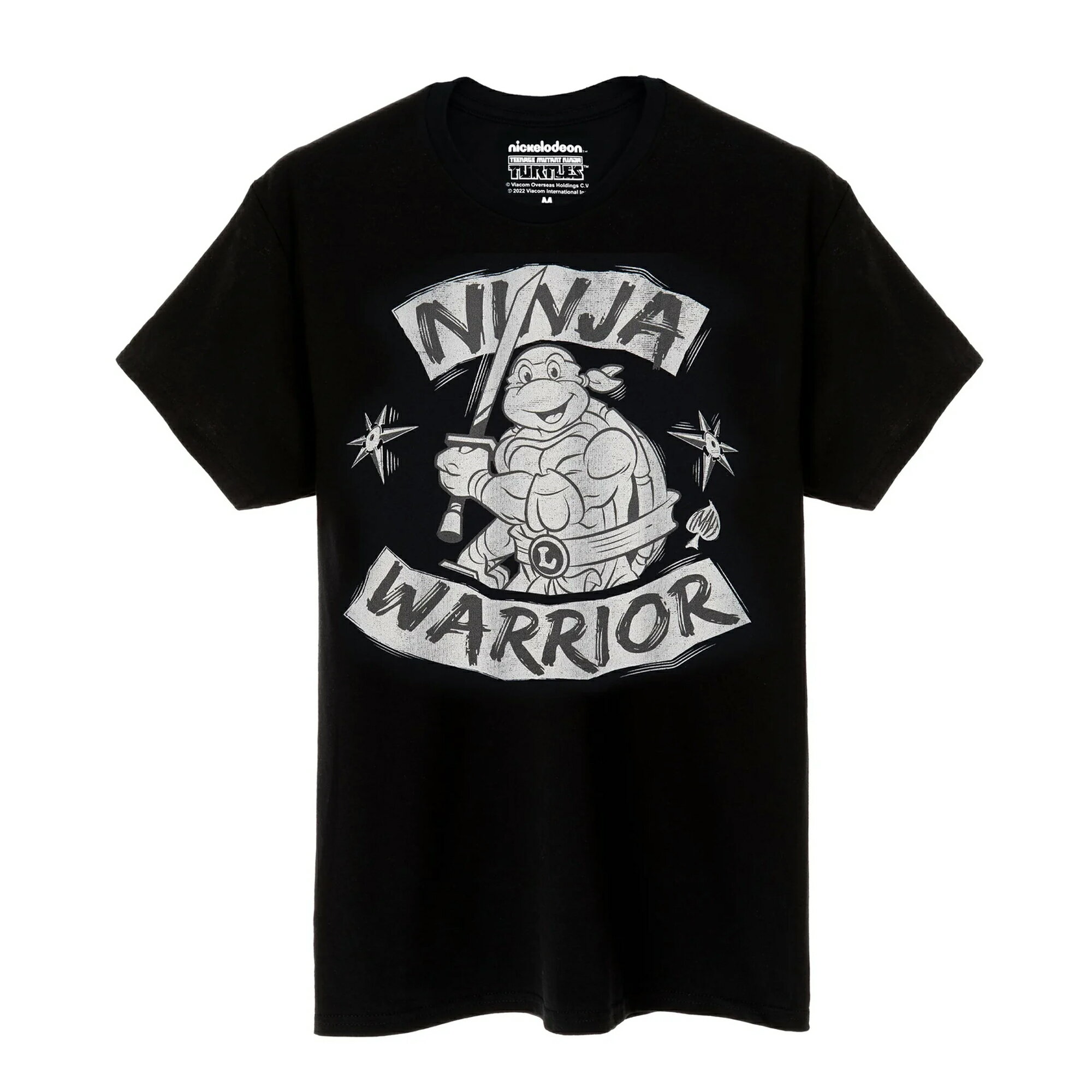 (ティーンエイジ・ミュータント・ニンジャ・タートルズ) Teenage Mutant Ninja Turtles オフィシャル商品 メンズ Ninja Warrior Tシャツ 半袖 トップス 【海外通販】