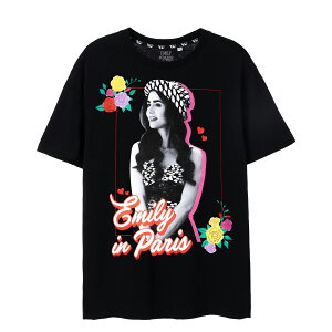 (エミリー、パリへ行く) Emily In Paris オフィシャル商品 レディース Floral Tシャツ 半袖 トップス 【海外通販】