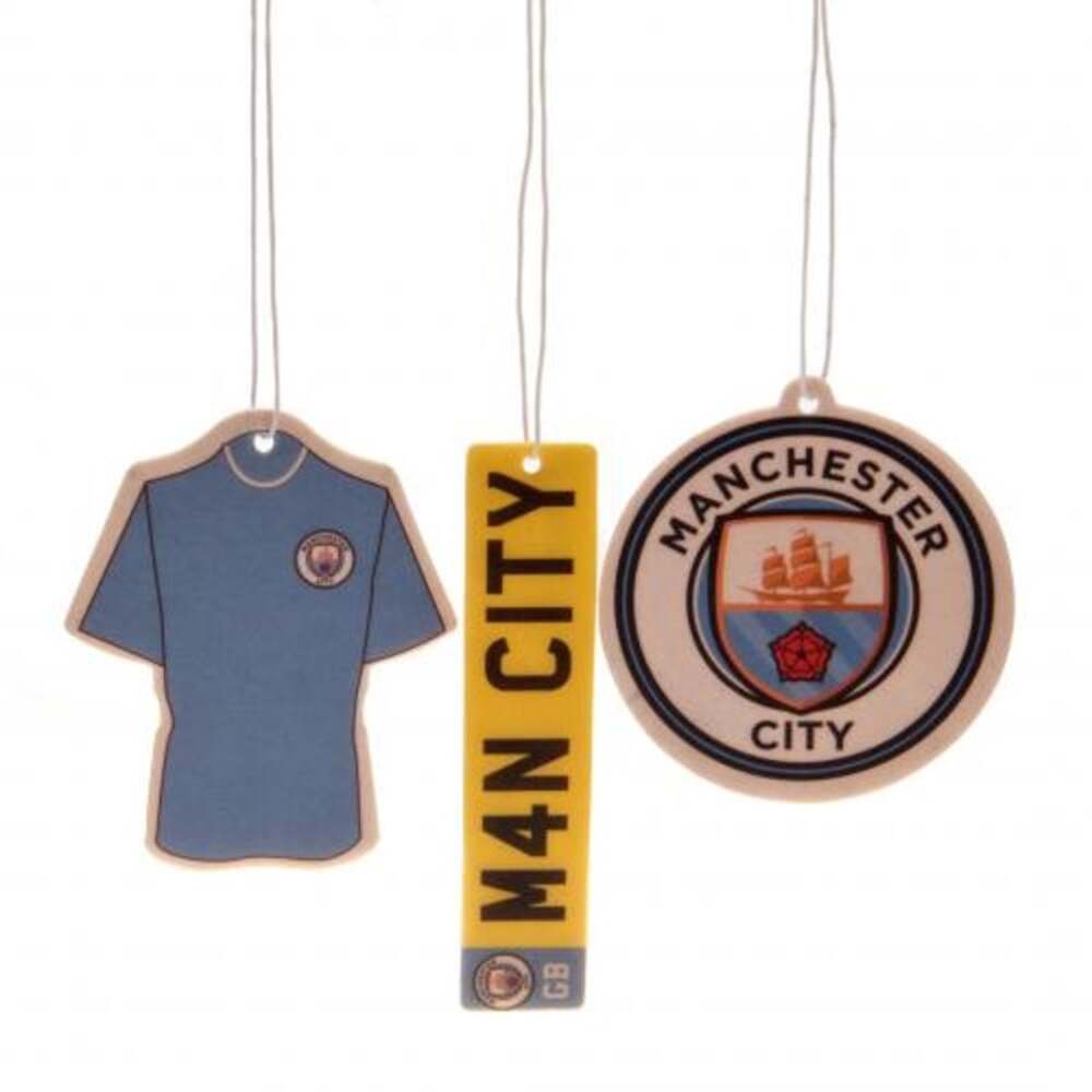 Rakuten - マンチェスター・シティ フットボールクラブ Manchester City FC オフィシャル商品 吊り下げ カーアクセサリー エアーフレッシュナー (3個組) 【海外通販】