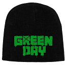 (グリーン・デイ) Green Day オフィシャル商品 ユニセックス ロゴ ニット帽 ビーニー キャップ 【海外通販】