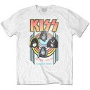 (キッス) Kiss オフィシャル商品 ユニセックス World Wide Tシャツ コットン 半袖 トップス 【海外通販】