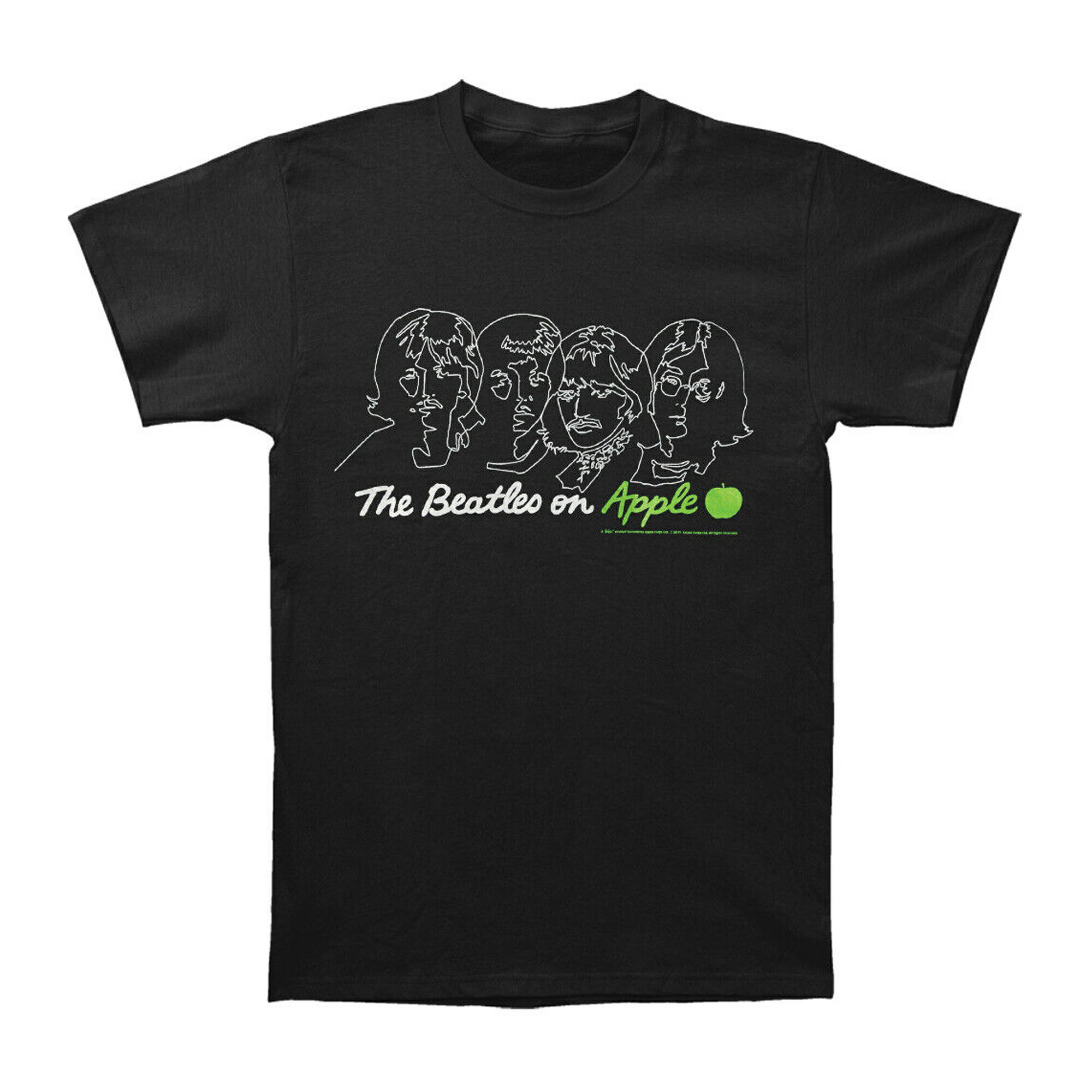 (ビートルズ) The Beatles オフィシャル商品 レディース On Apple バックプリント Tシャツ 半袖 トップス 【海外通販】