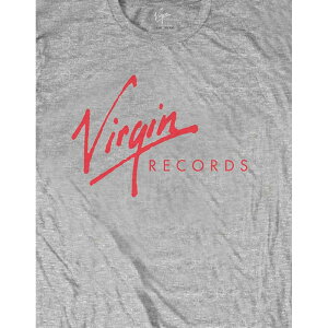 (ヴァージン・レコード) Virgin Records オフィシャル商品 ユニセックス ロゴ Tシャツ コットン 半袖 トップス 【海外通販】