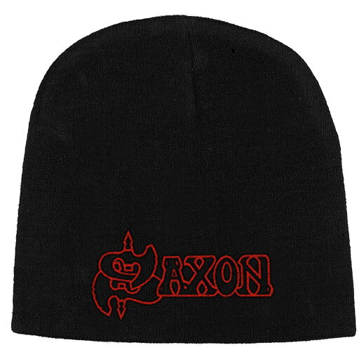 (サクソン) Saxon オフィシャル商品 ユニセックス ロゴ ニット帽 ビーニー キャップ 【海外通販】 (サクソン) Saxon オフィシャル商品 ユニセックス ロゴ ニット帽 ビーニー キャップ 【海外通販】
