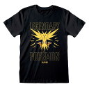 (ポケモン) Pokemon オフィシャル商品 ユニセックス Legendary Tシャツ サンダー 半袖 トップス 【海外通販】