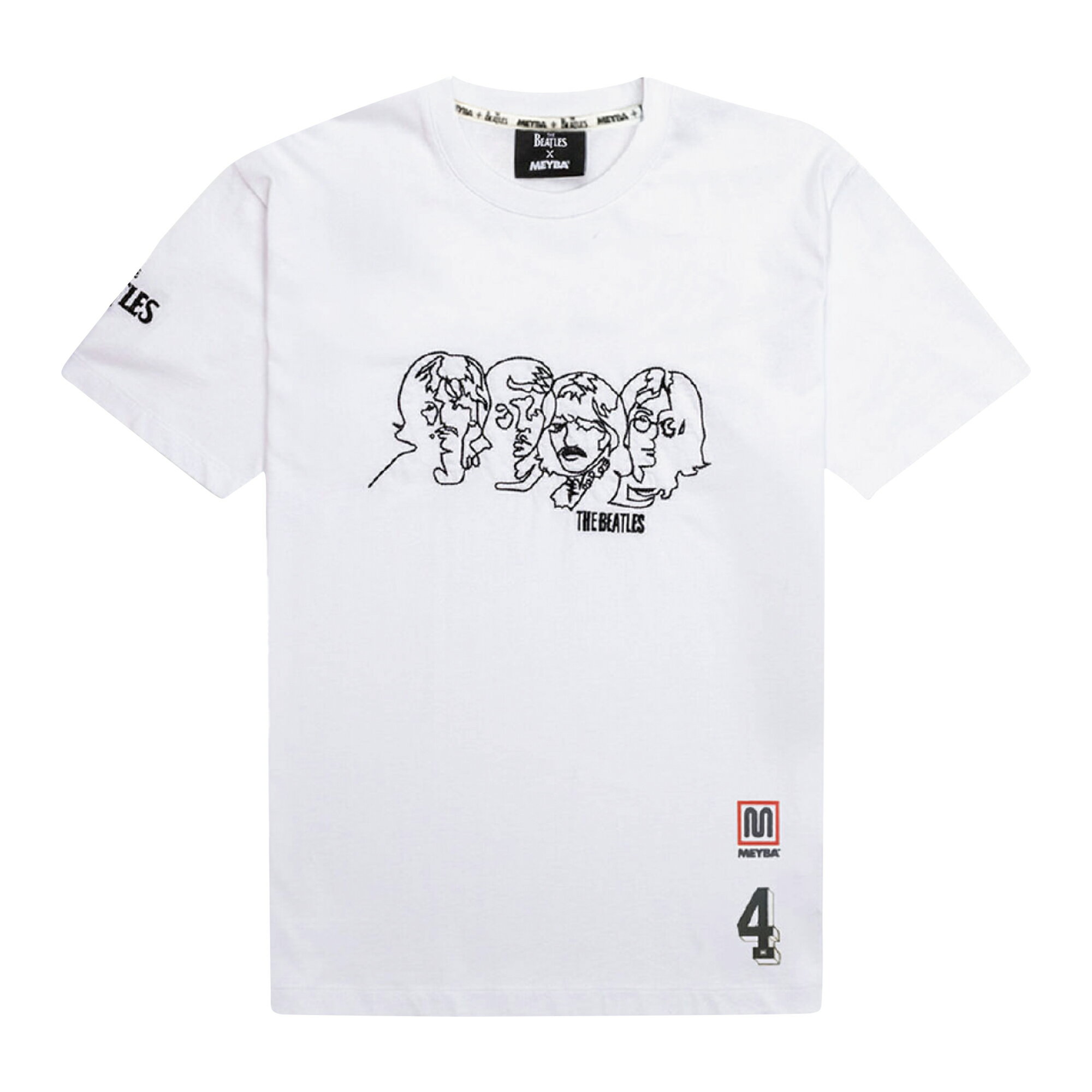 (ビートルズ) The Beatles オフィシャル商品 ユニセックス Meyba Tシャツ 刺繍 半袖 トップス 【海外通販】