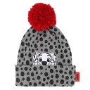 (101匹わんちゃん) 101 Dalmatians オフィシャル商品 ユニセックス のぞき見パピー ニット帽 ビーニー キャップ 【海外通販】