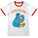 (セサミストリート) Sesame Street オフィシャル商品 ユニセックス Munchies Tシャツ 半袖 トップス 【海外通販】