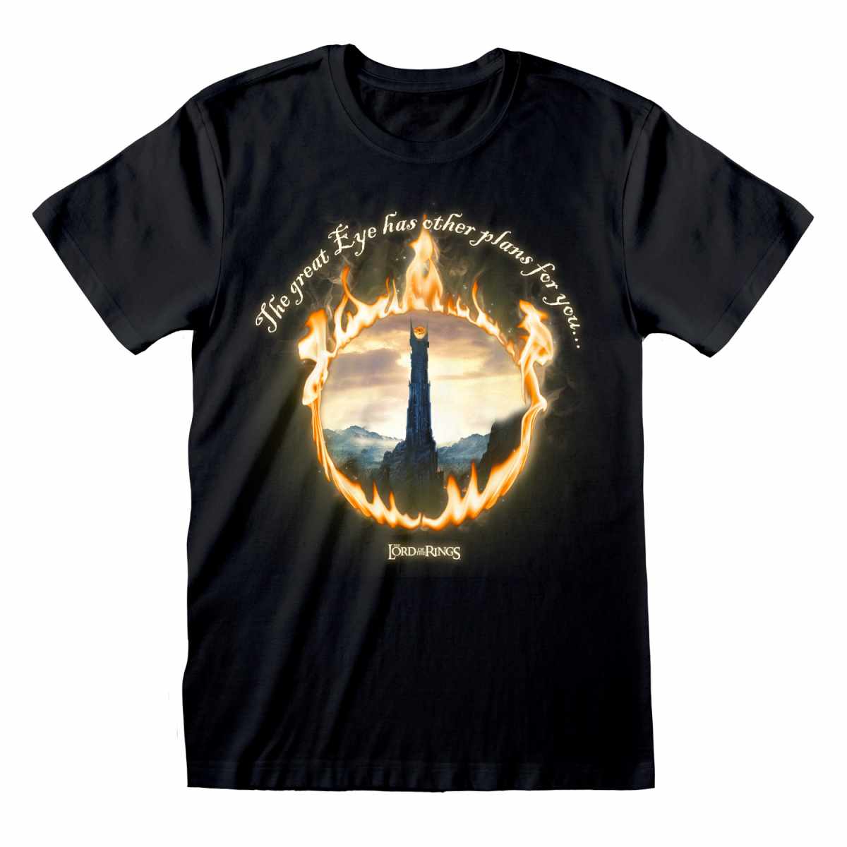 (ロード・オブ・ザ・リング) Lord Of The Rings オフィシャル商品 ユニセックス The Great Eye Tシャツ 半袖 トップス 