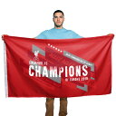 リバプール フットボールクラブ Liverpool FC オフィシャル商品 Champions Of Europe フラッグ 応援旗 【海外通販】