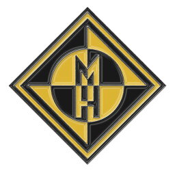 (マシーン・ヘッド) Machine Head オフィシャル商品 エナメル ダイアモンド ロゴ バッジ 【海外通販】