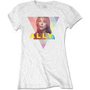 (アリー/スター誕生) A Star Is Born オフィシャル商品 レディース Ally ジオメトリック Tシャツ コットン 半袖 トップス 【海外通販】