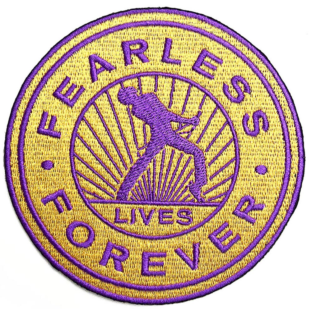 (クイーン) Queen オフィシャル商品 Fearless ワッペン スタンダード アイロン接着 パッチ 