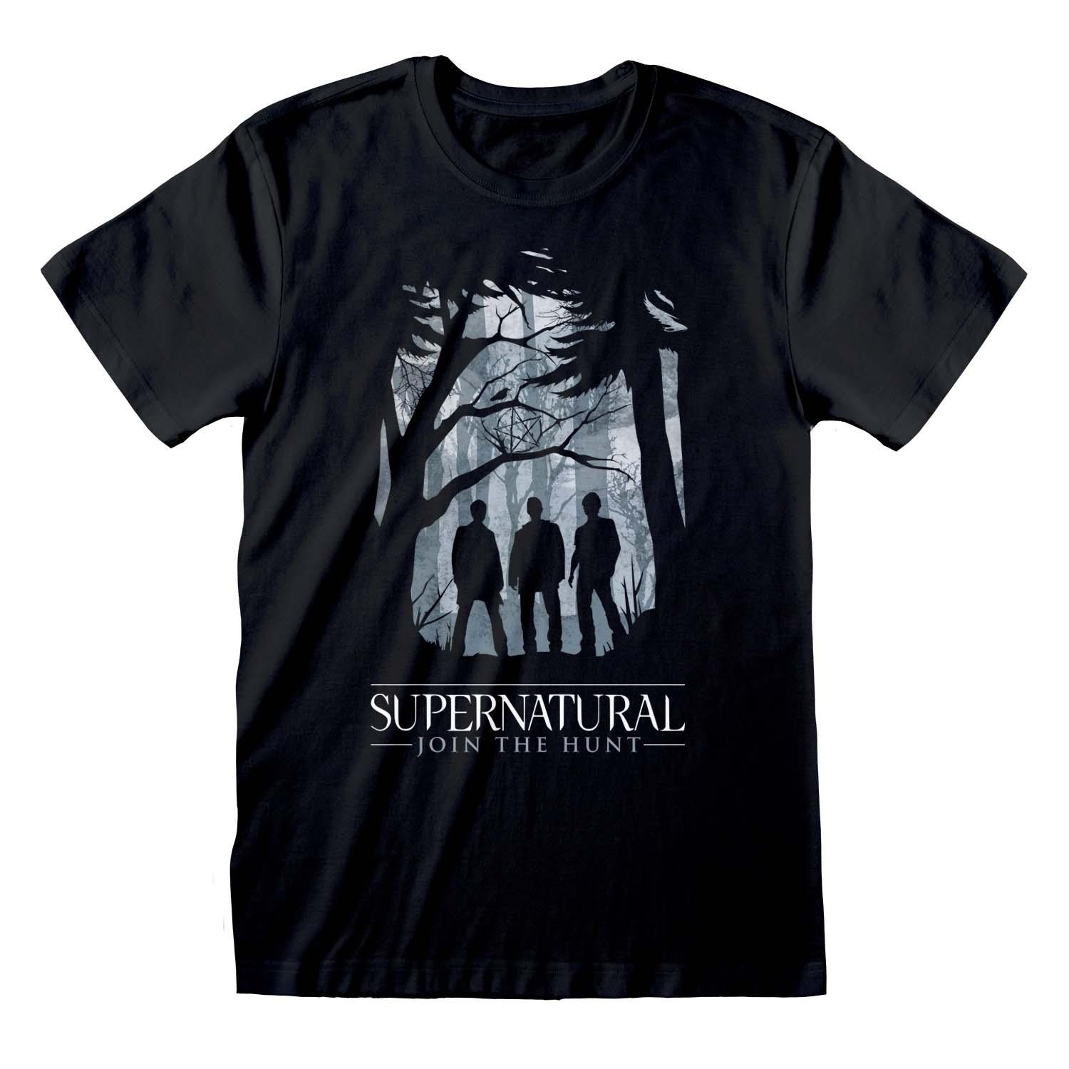 (スーパーナチュラル) Supernatural オフィシャル商品 ユニセックス シルエット Tシャツ 半袖 トップス 【海外通販】