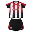 (アンブロ) Umbro ブレントフォードFC Brentford FC オフィシャル商品 キッズ・子供用 23/25 ホーム ユニフォーム セットアップ 上下セット 【海外通販】