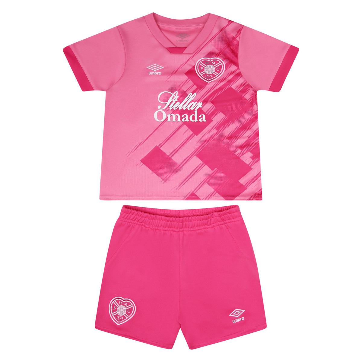 (アンブロ) Umbro ハート・オブ・ミドロシアンFC Heart Of Midlothian FC オフィシャル商品 キッズ・子供用 23/24 ユニフォーム セットアップ ミニキット 【海外通販】