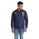 (アンブロ) Umbro オフィシャル商品 メンズ 23/24 ラグビー イングランド代表 England R.F.U. ジャケット Coach 長袖 アウター 【海外通販】