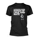 (レナード コーエン) Leonard Cohen オフィシャル商品 ユニセックス Songs Of Love And Hate Tシャツ 半袖 トップス 【海外通販】