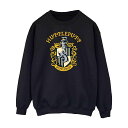 (ハリー・ポッター) Harry Potter オフィシャル商品 レディース ハッフルパフ トレーナー コットン 長袖 トップス 【海外通販】