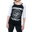 (ラモーンズ) Ramones オフィシャル商品 ユニセックス First World Tour 1978 Tシャツ ラグラン 七分袖 トップス 【海外通販】