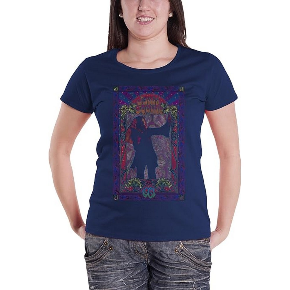 (ジャニス・ジョプリン) Janis Joplin オフィシャル商品 レディース Paisley Tシャ...