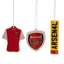 アーセナル フットボールクラブ Arsenal FC オフィシャル商品 車用 エアーフレッシュナー 芳香剤 3枚セット 【海外通販】