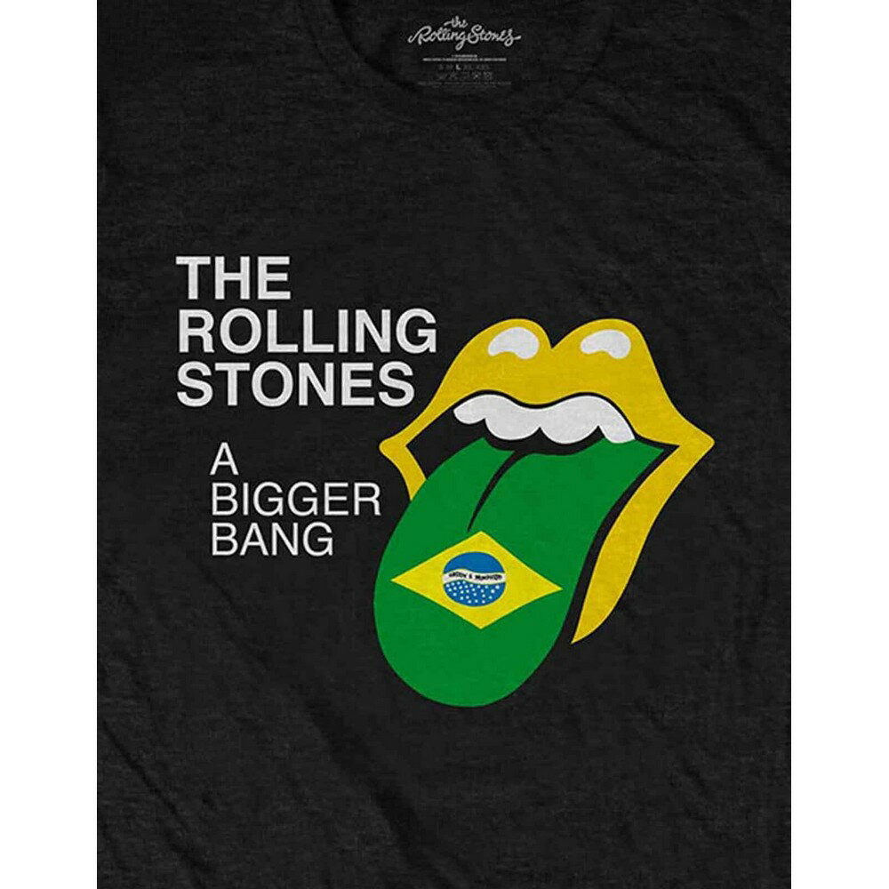 (ローリング・ストーンズ) The Rolling Stones オフィシャル商品 ユニセックス Bigger Bang - Brazil '80 Tシャツ バックプリント コットン 半袖 トップス 【海外通販】