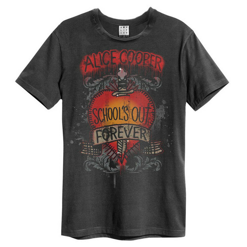 (アンプリファイド) Amplified オフィシャル商品 レディース アリス・クーパー Tシャツ School´s Out 半袖 カットソー トップス 【海外通販】