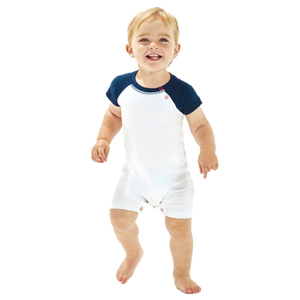 (ベイビーバグズ) Babybugz ベビー・赤ちゃん ベースボール ボディースーツ ロンパース 【海外通販】