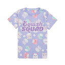 (スクイッシュマロ) Squishmallows オフィシャル商品 キッズ・子供 パジャマ 半袖 上下セット 【海外通販】