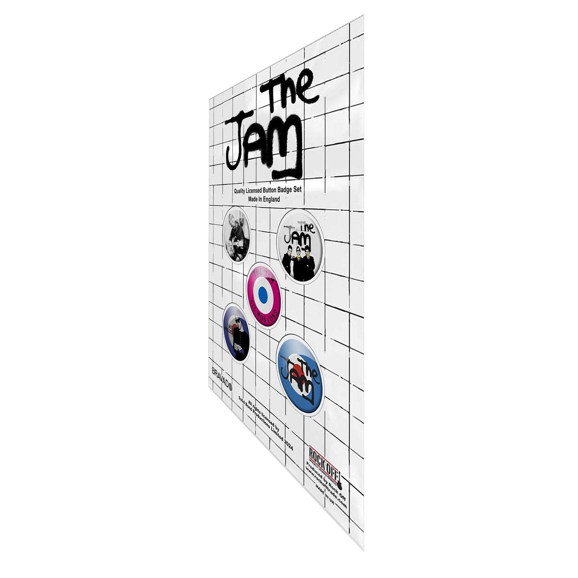 (ザ・ジャム) The Jam オフィシャル商品 All Mod Cons バッジ セット (5個組) 【海...