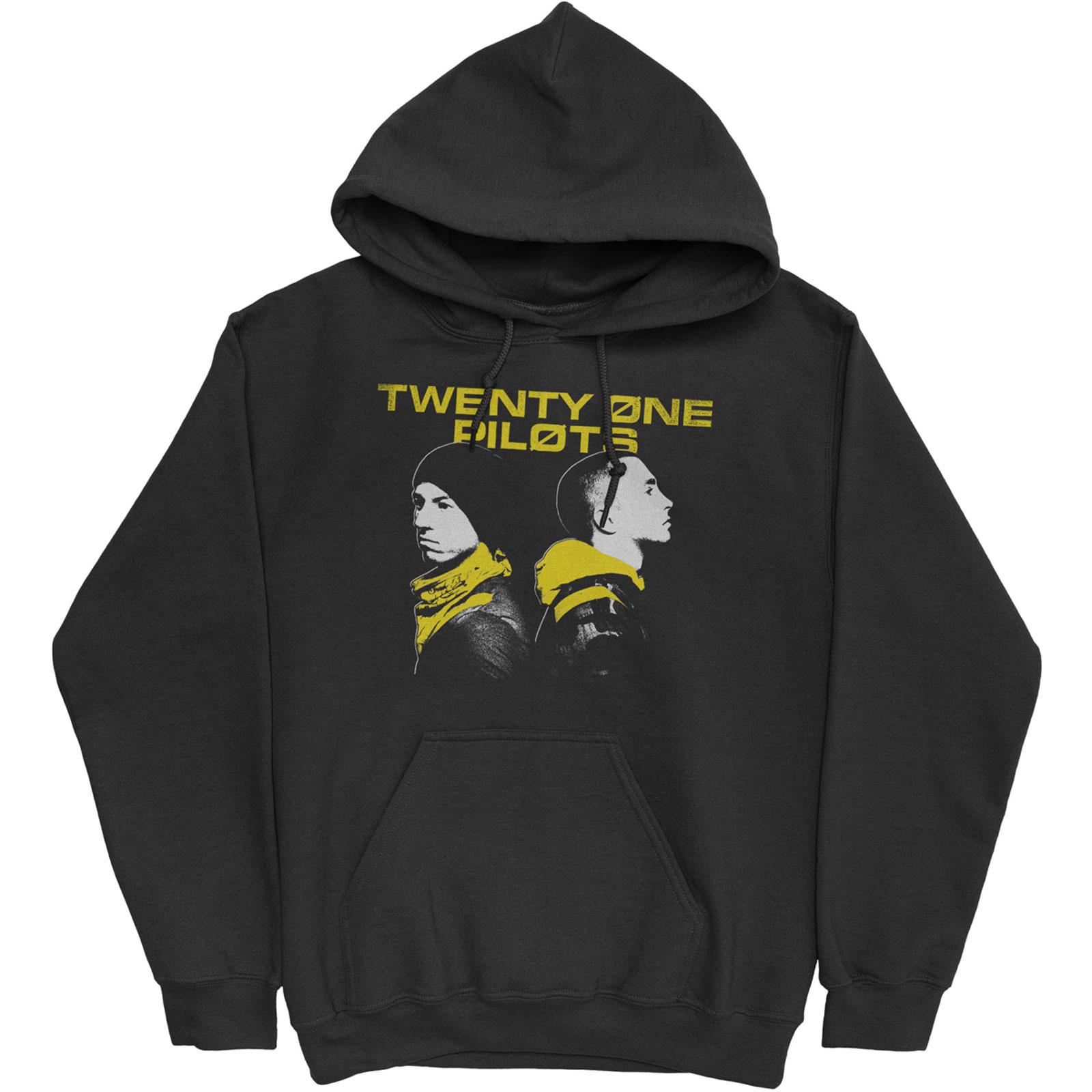 (トゥエンティ・ワン・パイロッツ) twenty one pilots オフィシャル商品 ユニセックス Back To Back パーカー フード付き トレーナー 【海外通販】