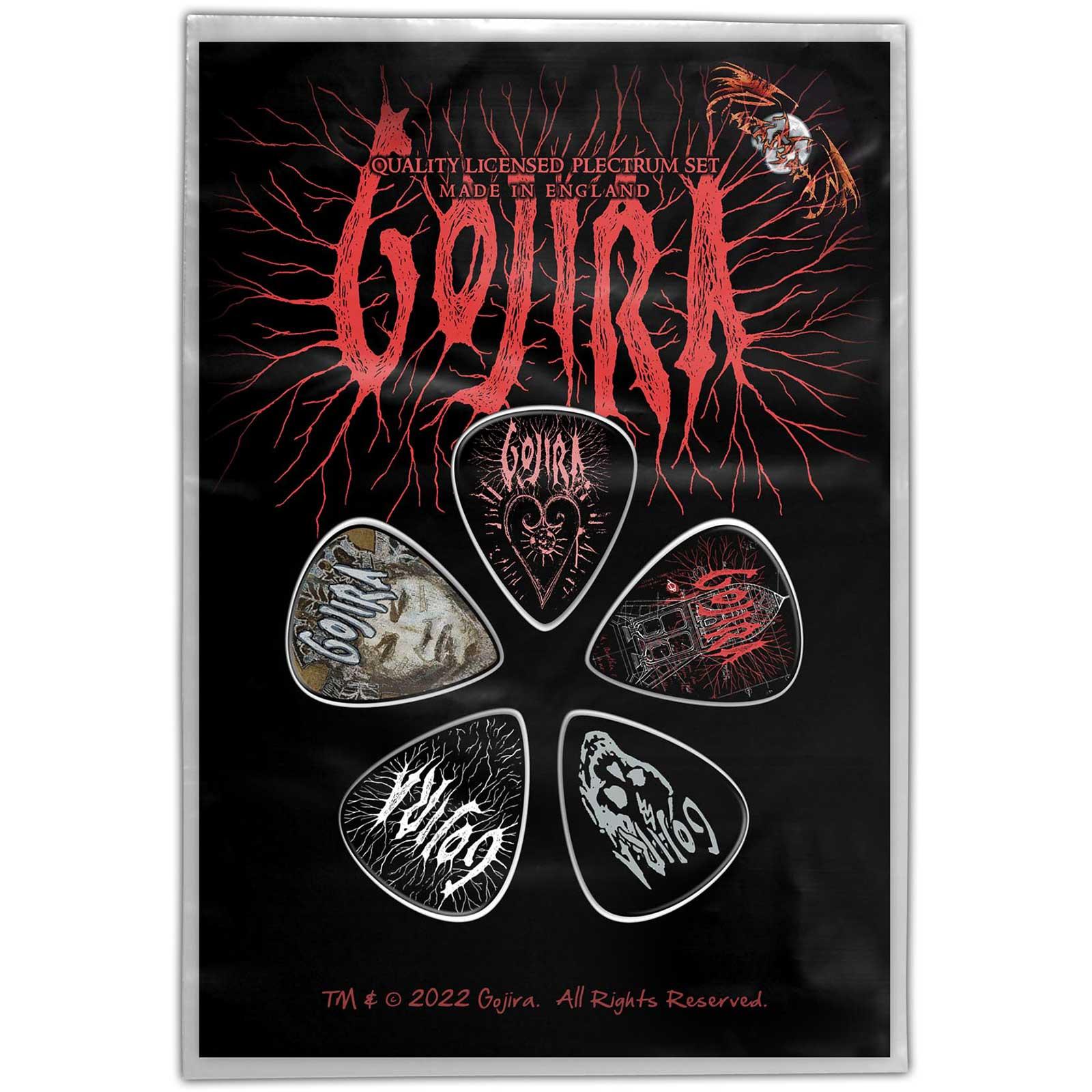 (ゴジラ) Gojira オフィシャル商品 Fortitude ピック プレクトラム (5個組) 【海外通販】