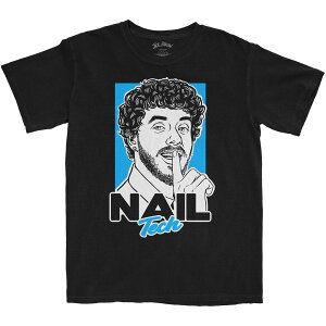 (ジャック・ハーロウ) Jack Harlow オフィシャル商品 ユニセックス Nail Tech Tシャツ コットン 半袖 トップス 【海外通販】