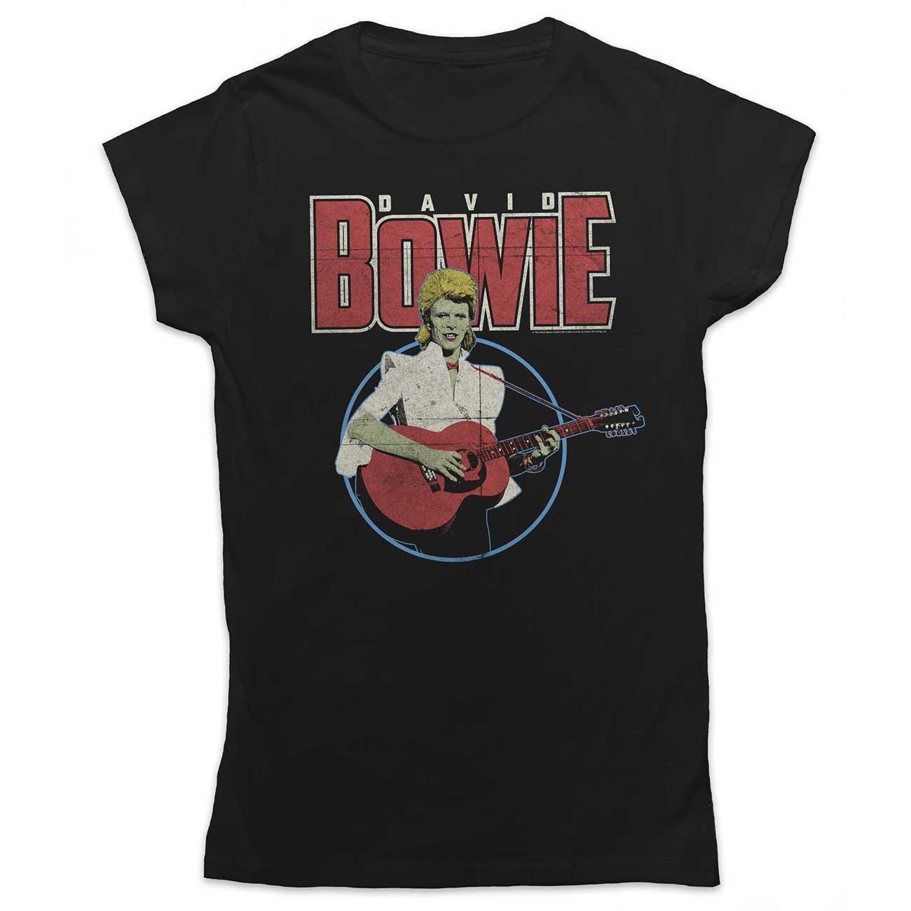 (デヴィッド・ボウイ) David Bowie オフィシャル商品 レディース Acoustic Bootleg Tシャツ 半袖 トップス 【海外通販】
