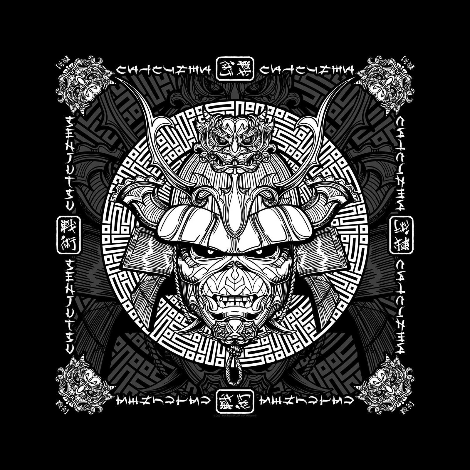 (アイアン・メイデン) Iron Maiden オフィシャル商品 ユニセックス Senjutsu Samurai Eddie バンダナ スカーフ ハンカチ 【海外通販】