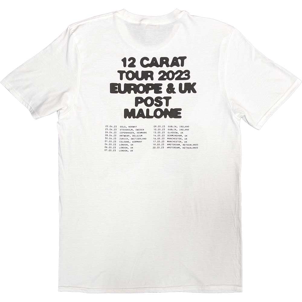 Rakuten - (ポスト・マローン) Post Malone オフィシャル商品 ユニセックス Burn It Down 2023 Tシャツ ツアー日程 半袖 トップス 【海外通販】