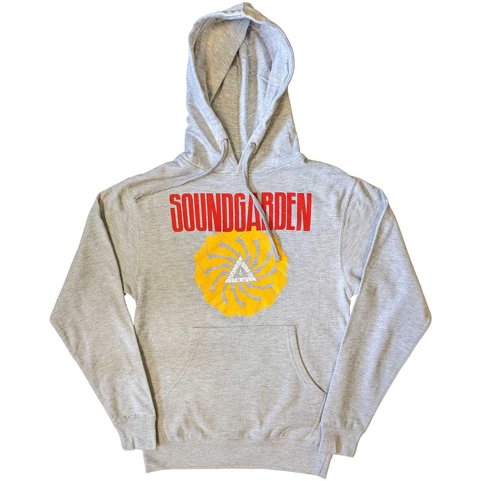 (サウンドガーデン) Soundgarden オフィシャル商品 ユニセックス Badmotorfinger Version 1 パーカー フード付き トレーナー 