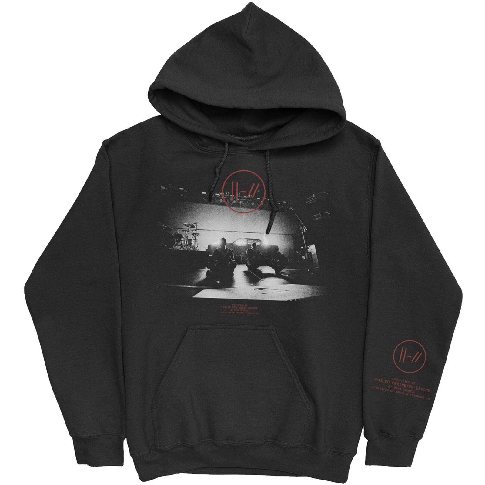 (トゥエンティ・ワン・パイロッツ) twenty one pilots オフィシャル商品 ユニセックス Dark Stage パーカー フード付き トレーナー 【海外通販】