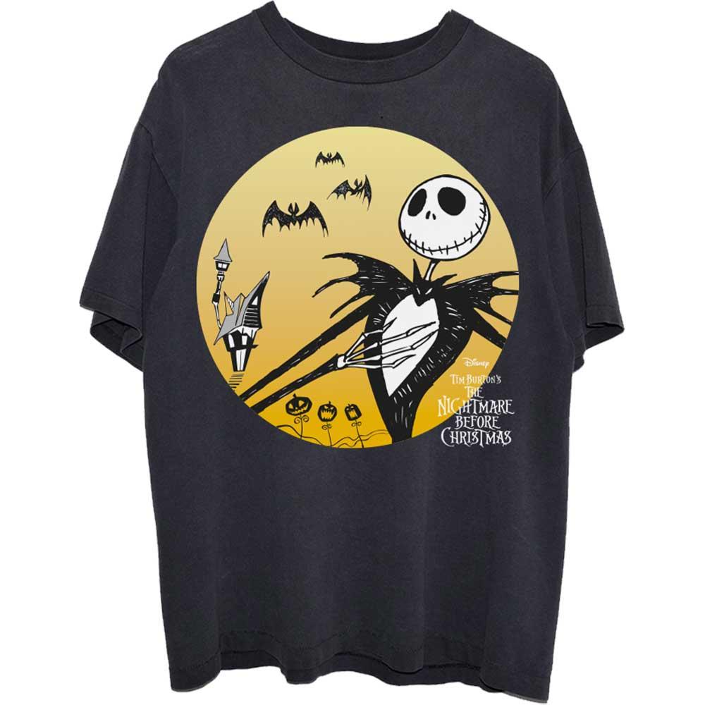 (ナイトメアー・ビフォア・クリスマス) Nightmare Before Christmas オフィシャル商品 ユニセックス Jack Sunset Tシャツ 半袖 トップス 【海外通販】
